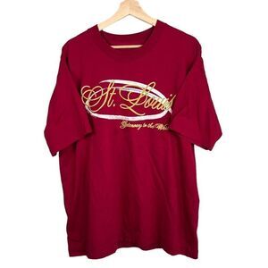 Vintage 90s St. Louis Destination T-shirt Mens XL